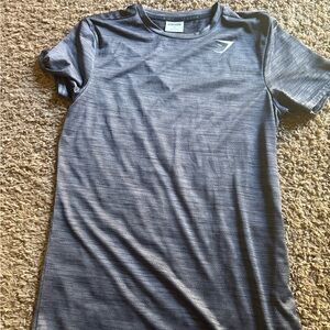 Gymshark Men's Charcoal Short Sleeve Tee xs